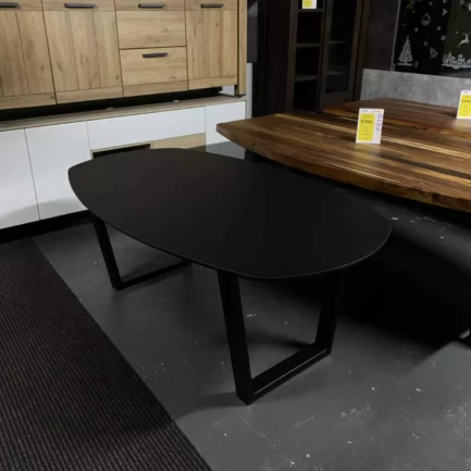 Stół owalny czarny 190x110